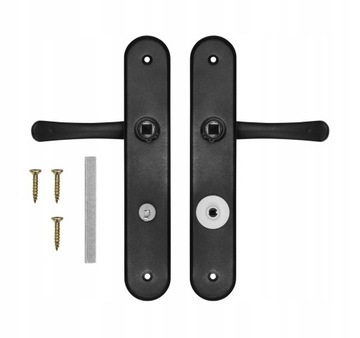 РУЧКА ДЛЯ ДВЕРИ 72 WC, ЧЕРНАЯ ГУБКА