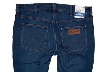 WRANGLER spodnie TAPERED blue REGULAR jeans LARSTON _ W31 L34