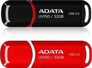 БЫСТРЫЙ Флеш-накопитель ADATA 32 ГБ UV150 USB 3.0 90 Мбит/с