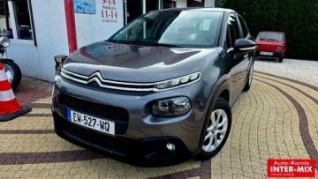 Citroen C3 III Hatchback 1.6 BlueHDi 75KM 2018 Citroen C3 Male miejskie auto niski przebieg 1.6 Diesel 75KM