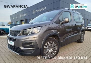 Peugeot Rifter Standard 1.5 BlueHDI 130KM 2021 Peugeot Rifter 209 1.5 BlueHDI Allure 130 KM I wl. GWARANCJA 1.5