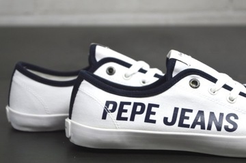 BUTY PEPE JEANS PLS30954 800 GERY BRADING 6 TRAMPKI -50%