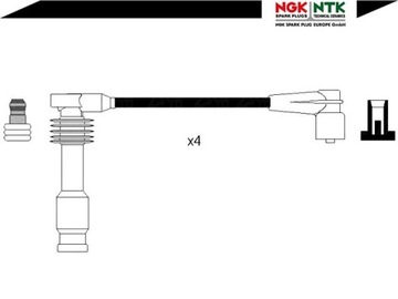 PŘÍVODY ZAPALOVACÍ NGK 300891509 ZEF1153 ZEF1509 Z