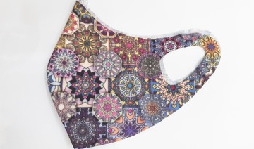 Maska wielorazowa Maseczka Poliamid Boho