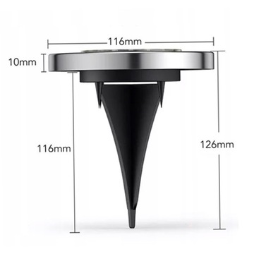 СОЛНЕЧНАЯ САДОВАЯ ЛАМПА СВЕТОДИОДНЫЕ НАЗЕМНЫЕ ЛАМПЫ ДИСК