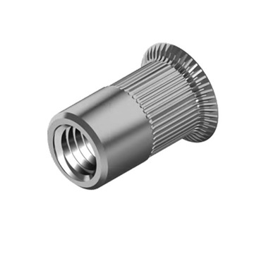 Nitonakrętka, wywinięty kołnierz, INOX A2 , M8, 10 szt.