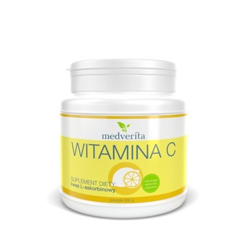 MEDVERITA Witamina C kwas askorbinowy proszek 500g