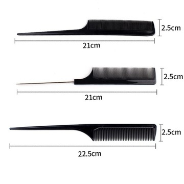 НАБОР ИЗ 10 ПАРИКМАХЕРСКИХ РАСЧЕСОК + ЧЕХОЛ