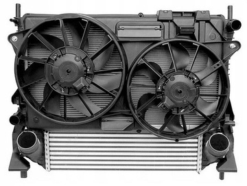 FORD MUSTANG 2.3 ECOBOOST 2015 - WODA KLIMA INTERCOOLER WENTYLATOR
