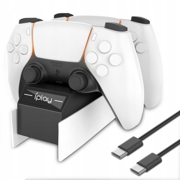 ДОК-СТАНЦИЯ IPLAY HBP-245 PS5, ЗАРЯДНОЕ УСТРОЙСТВО ДЛЯ 2 Пэд-контроллеров