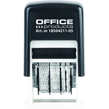 Штамп даты офисный ISO черный цифровой