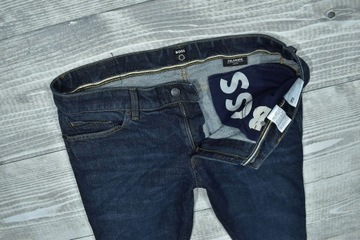 HUGO BOSS Delaware Slim Fit Męskie Spodnie Jeansowe W34 L32