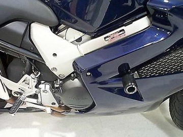 CRASHPADY CLASSIC R&G HONDA VFR800 02-13 BLACK