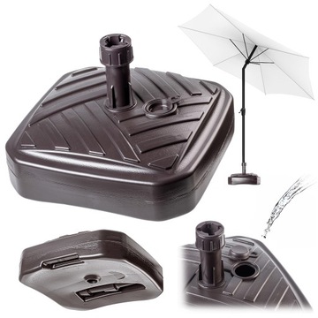 PODSTAWA PARASOLA STOJAK POD PARASOL OGRODOWY KWADRATOWY 39cm OBCIĄŻNIK