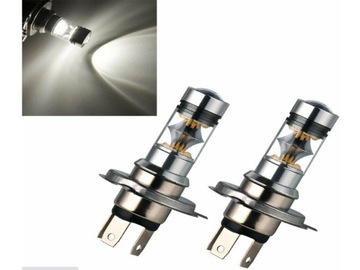 LED BULB H4 Лампа омологации BULB 6000K 2x