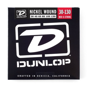 Struny Dunlop Nickel Plated Bass 6 30-130 DBN30130