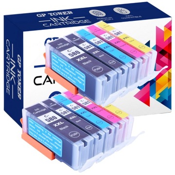 10 Tusze do Canon Pixma TS705 TS6250 TS6521 TS6350 8210 9550 8250 6220 6100