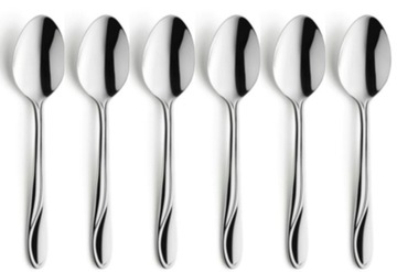 AMEFA ZESTAW 6 ŁYŻECZKA DO HERBATY 13,6 CM WHISPER