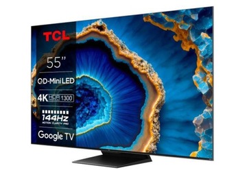 Telewizor TCL 55C803 MiniLED 144Hz QLED 4K UHD Google TV