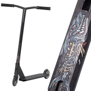 HULAJNOGA WYCZYNOWA do trików Fish Scooters Silver 2 kółka 110mm 88A PU