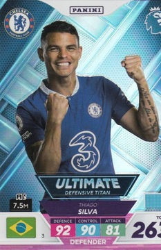 Panini PREMIER LEAGUE 2023 PLUS Adrenalyn ULTIMATE Silva 3 karta piłkarska