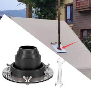 Tent Stove Jack Anti Scald Protection Ring for Yurt Camping Log Cabins