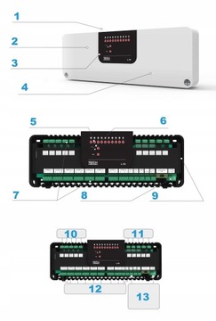 ПРОВОДНОЙ ТЕРМОСТАТИЧЕСКИЙ КОНТРОЛЛЕР КЛАПАНА L-10 TECH