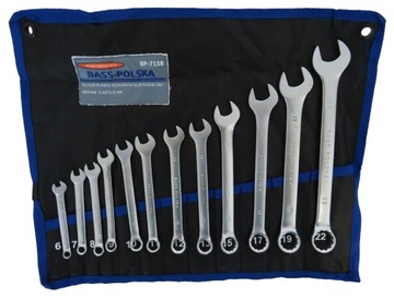 НАБОР КЛЮЧЕЙ КОМБИНИРОВАННЫХ КЛЮЧИ 6-22мм 12 шт.