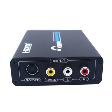 Конвертер из AV/S-Video в HDMI + аудиоразъем 3,5 мм RCA SVIDEO адаптер