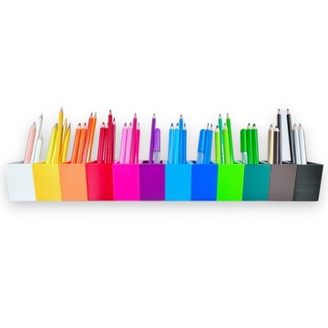 Sorter na kredki Organizer na biurko 12 kol Prezent na urodziny Montessori