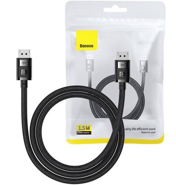 КАБЕЛЬ BASEUS DISPLAYPORT DP 1.4 КАБЕЛЬ 8K 4K HDR 3D 240 Гц HDR FULL HD