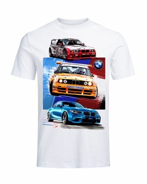 T-SHIRT MĘSKA KOSZULKA BMW E36 E30 DLA FANA MPOWER M POWER M PAKIET ROZ L