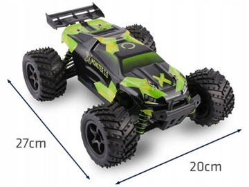 Радиоуправляемая машинка OVERMAX Monster 45км/ч БЫСТРО НА ТРЕК В ПОДАРОК