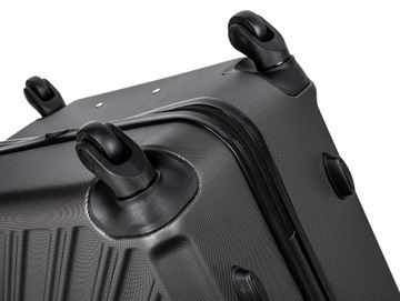 БОЛЬШОЙ ДОРОЖНЫЙ ЧЕМОДАН HEYO НА КОЛЕСАХ СУМКА ДЛЯ БАГАЖА НА 4 КОЛЕСАХ из АБС-пластика С РУЧКОЙ XL