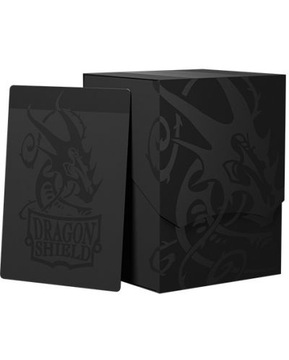 Коробка для карточек в виде ракушек из колоды «Щит дракона» — черный оттенок
