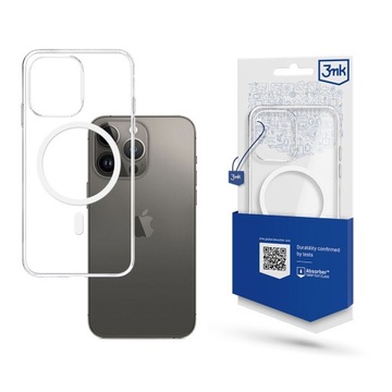 Nakładka Etui MagSafe 3mk MagCase (transparent) - iPhone 15 Pro