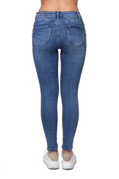 073_ 2XL/44 _KLasyczne spodnie jeans rurki M.SARA