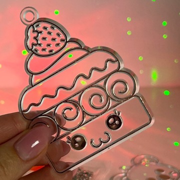 Breloczki dla dzieci ZESTAW DO TWORZENIA BRELOCZKÓW MALOWANIE szablonów 8+6