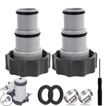 ADAPTER DO WĘŻA INTEX POMPY BASEN PRZEJŚCIÓWKA 2 PCS