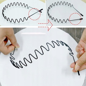 МУЖСКАЯ ЖЕНСКАЯ НЕСКОЛЬЗЯЩАЯ МЕТАЛЛИЧЕСКАЯ ПОВЯЗКА ДЛЯ ВОЛОС МУЖСКАЯ ЖЕНСКАЯ 10X