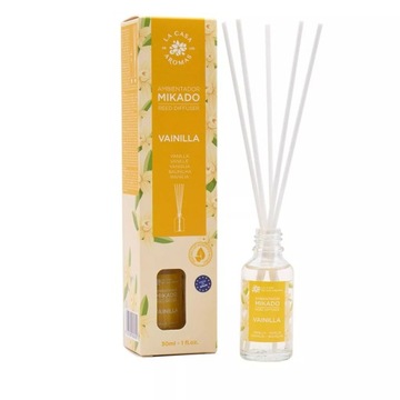 LA CASA DE LOS AROMAS Patyczki Zapachowe Dyfuzor VANILLA Home Wanilia 30ml