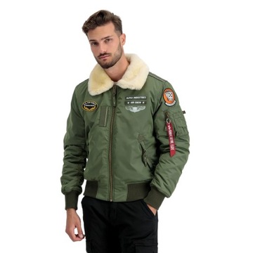 Kurtka Alpha Industries Injector III Air Force 198113 01 Zielona XL