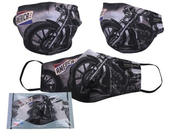Maseczka ochrona na twarz motory motor Carmani