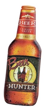 Магнит на холодильник 10 см BEER BOTTLE узоры