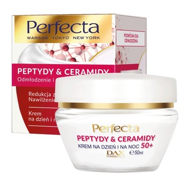 Perfecta Peptydy i Ceramidy Krem do twarzy 50+