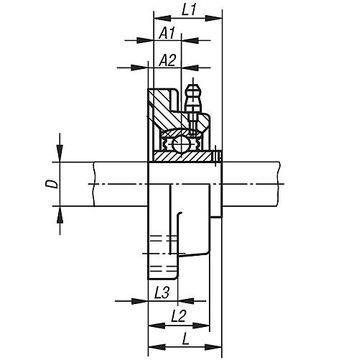 ПОДШИПНИКОВЫЙ БЛОК UCF 206 CX САМОВАЛИВАЮЩИЙСЯ ПОДШИПНИК