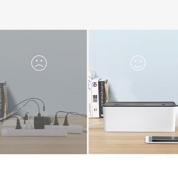 UGREEN КАБЕЛЬНЫЙ ОРГАНАЙЗЕР КОНТЕЙНЕР НАСТОЛЬНАЯ ПОЛОСКА РАЗМЕР КОРОБКИ L