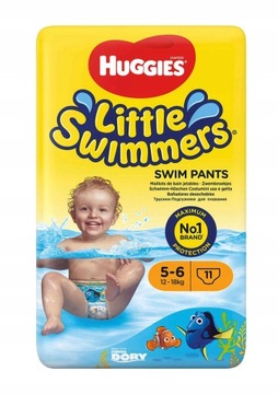 PIELUSZKI DZIECIĘCE KĄPIELOWE HUGGIES PŁYWANIA 5-6