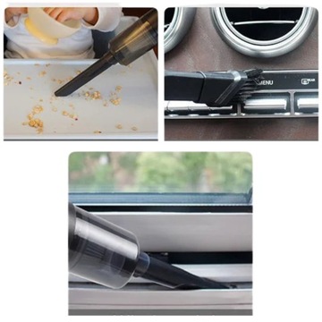 Odkurzacz Ręczny Samochodowy Bezprzewodowy DO AUTA DOMU BIURA 2w1 Dmuchawa