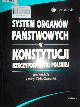 SYSTEM ORGANÓW PAŃSTWOWYCH W KONSTYTUCJI RZECZYPOS